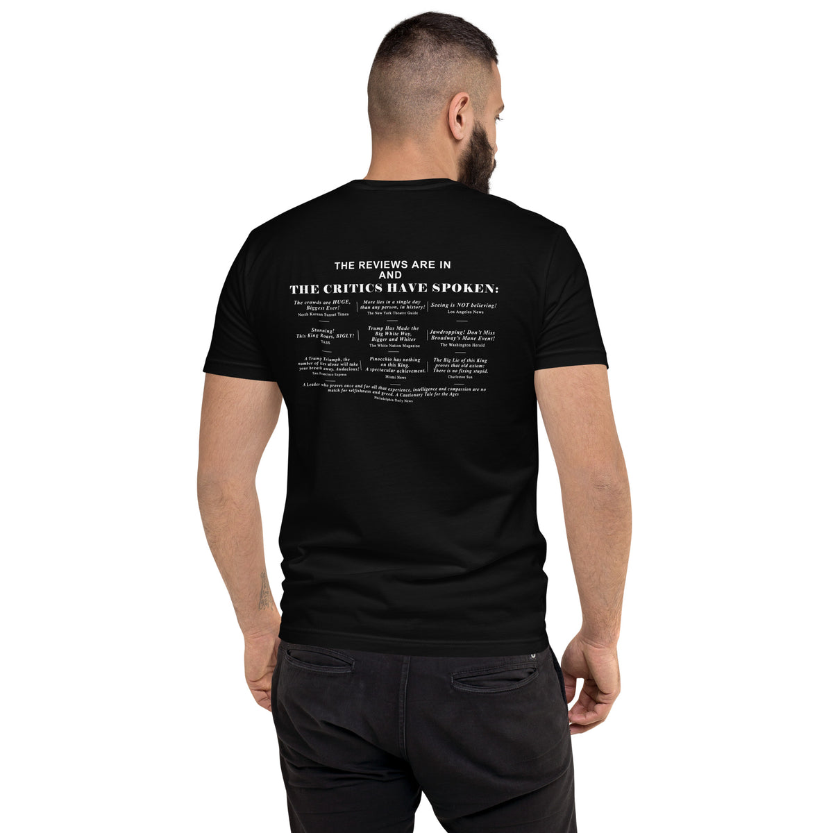 Lyin' King Men's Fitted Short Sleeve T-shirt notsobreitbart.com