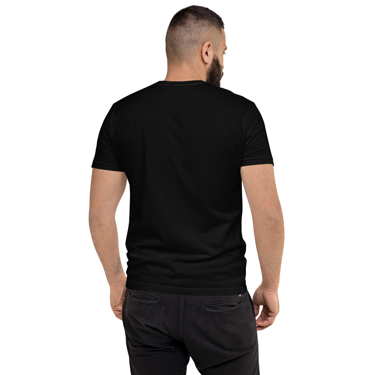 Trump's Stupidity Requires Stronger Meds (Design 1) Men's Tapered T-shirt notsobreitbart.com