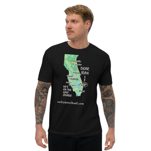Iran/Golf Men's Tapered T-shirt notsobreitbart.com