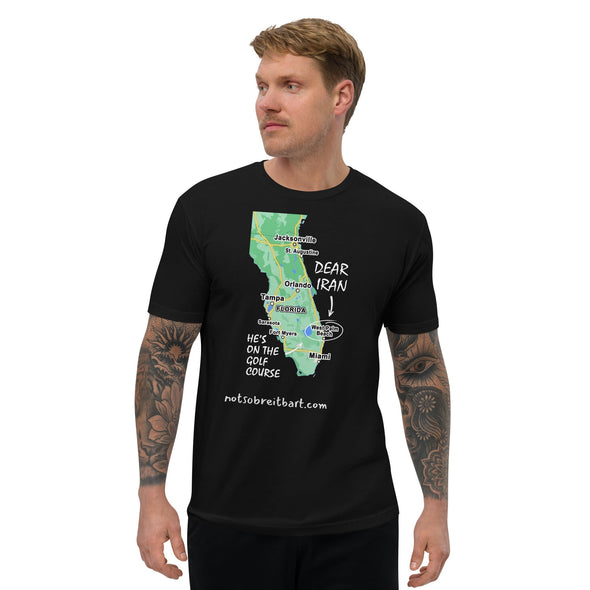 Iran/Golf Men's Tapered T-shirt notsobreitbart.com