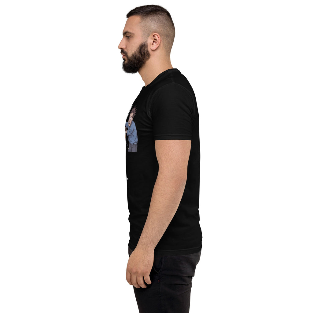 Trump's Stupidity Requires Stronger Meds (Design 1) Men's Tapered T-shirt notsobreitbart.com