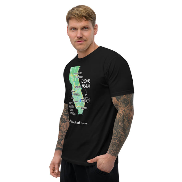 Iran/Golf Men's Tapered T-shirt notsobreitbart.com