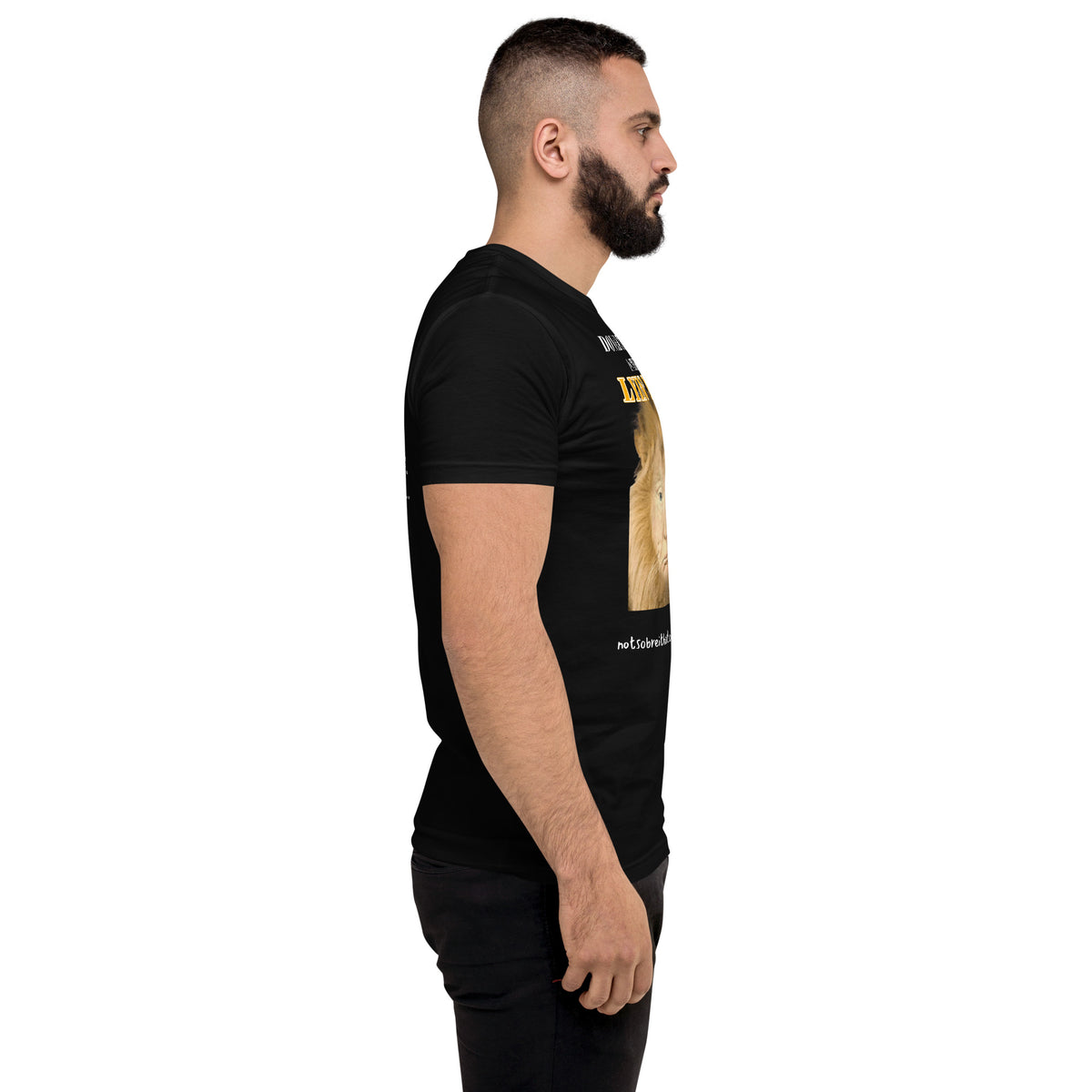 Lyin' King Men's Fitted Short Sleeve T-shirt notsobreitbart.com