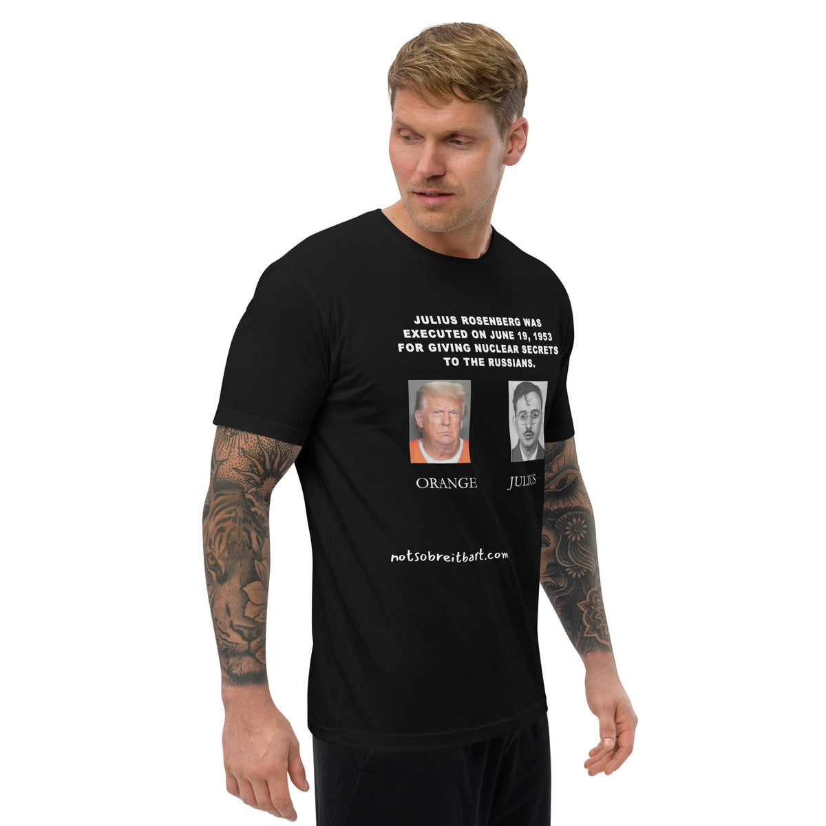 Men's Short Sleeve T-shirt notsobreitbart.com