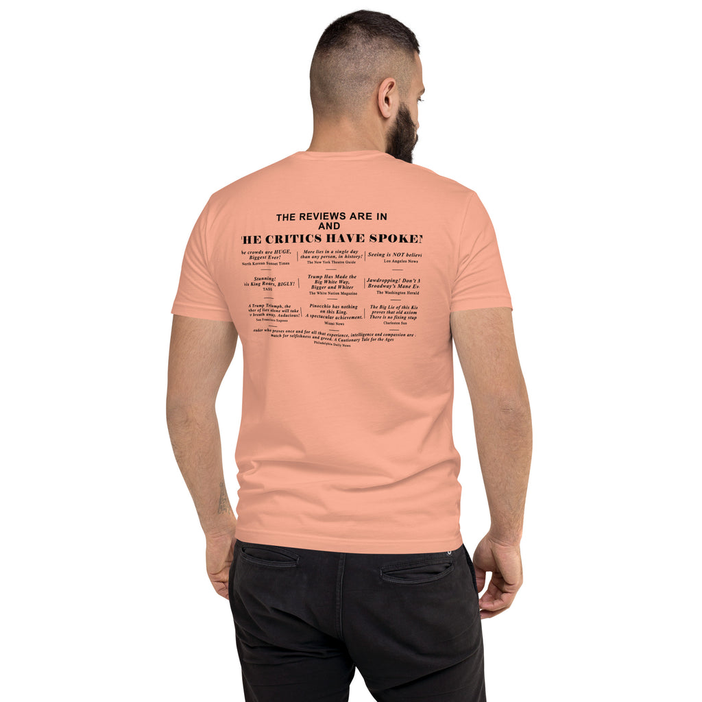 Lyin' King Men's Fitted Short Sleeve T-shirt notsobreitbart.com