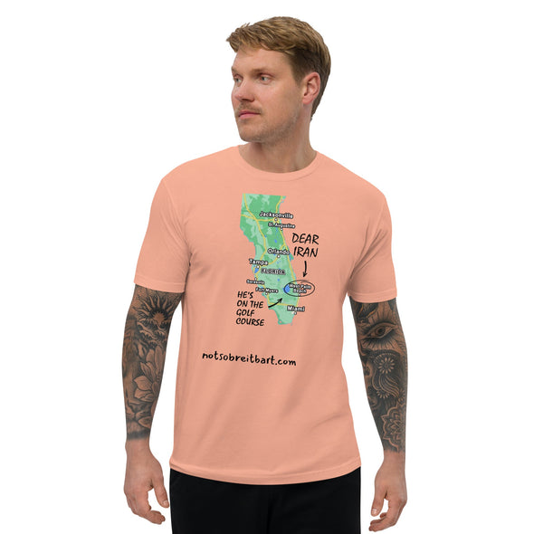 Iran/Golf Men's Tapered T-shirt notsobreitbart.com