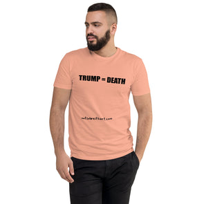 Trump = Death Men's Tapered T-shirt notsobreitbart.com