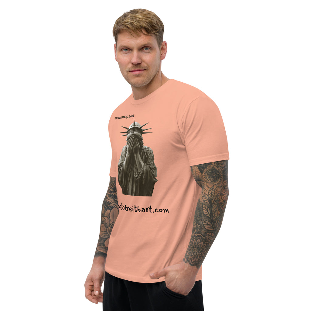 Despondent Liberty Men's fitted T-shirt notsobreitbart.com