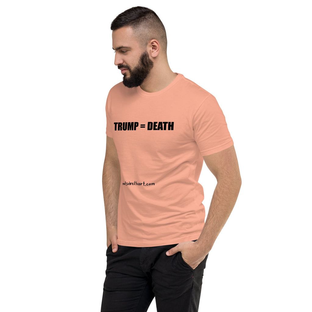 Trump = Death Men's Tapered T-shirt notsobreitbart.com