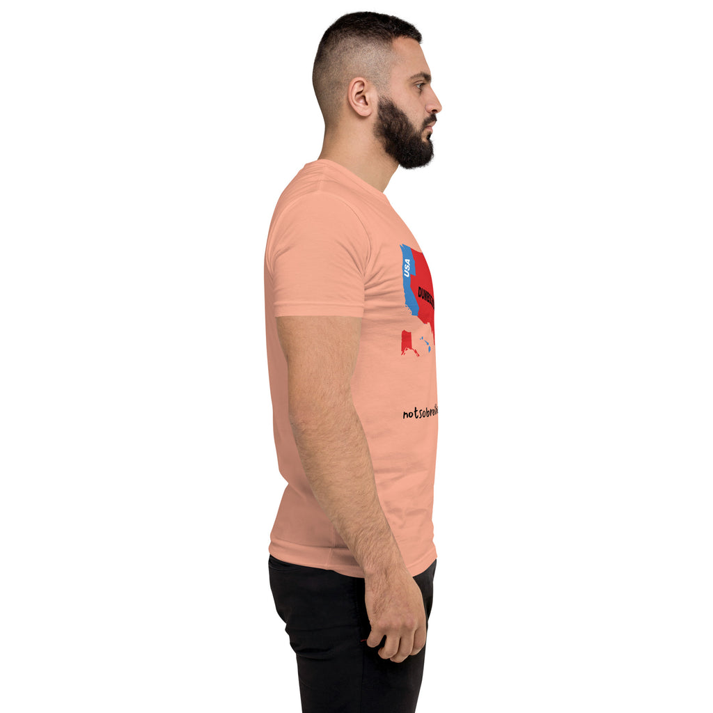 DumbSchmuckistan Men's Fitted T-shirt notsobreitbart.com