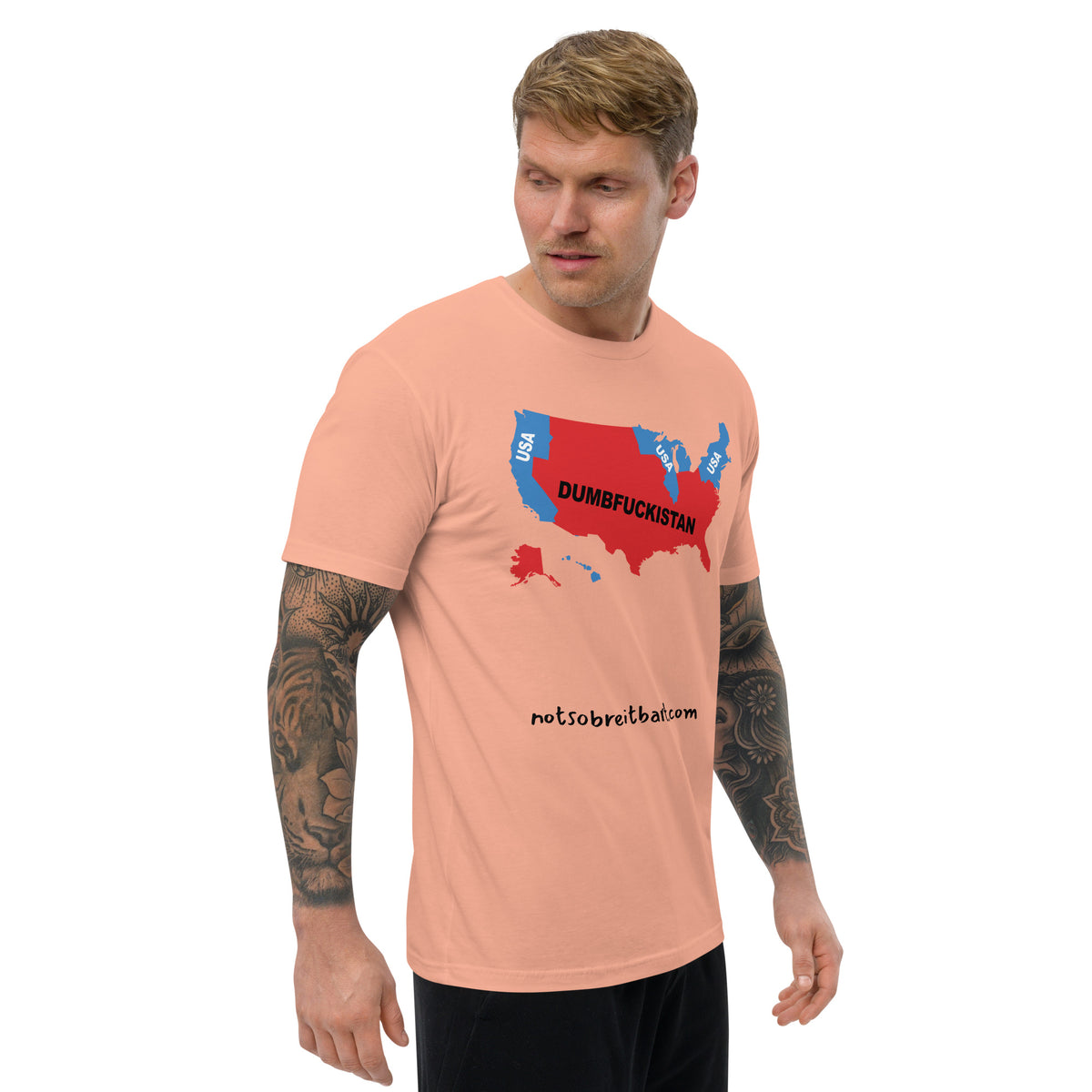 Dumbfuckistan Men's Fitted T notsobreitbart.com
