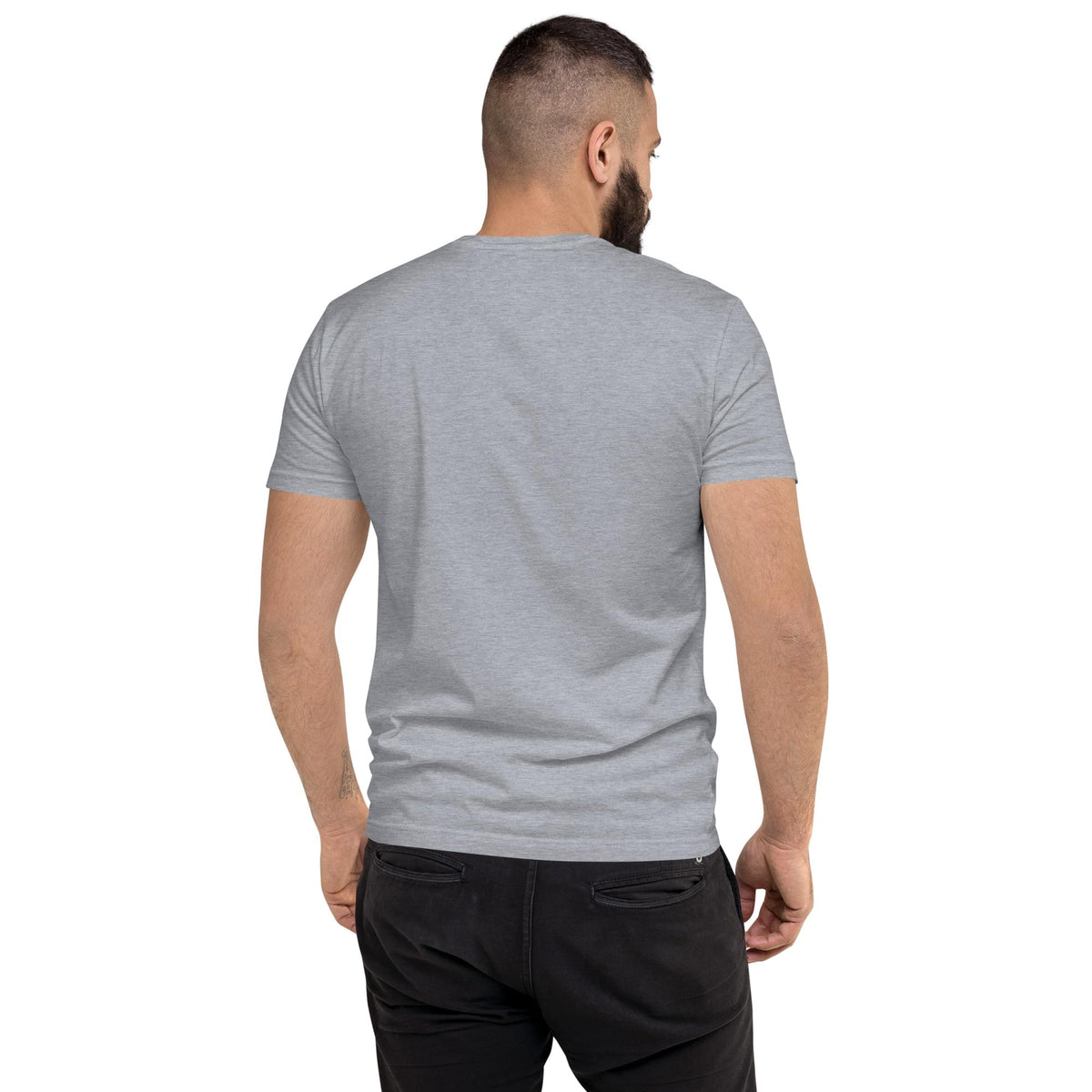 TRUMP/Satan Men's Fitted Short Sleeve T-shirt notsobreitbart.com