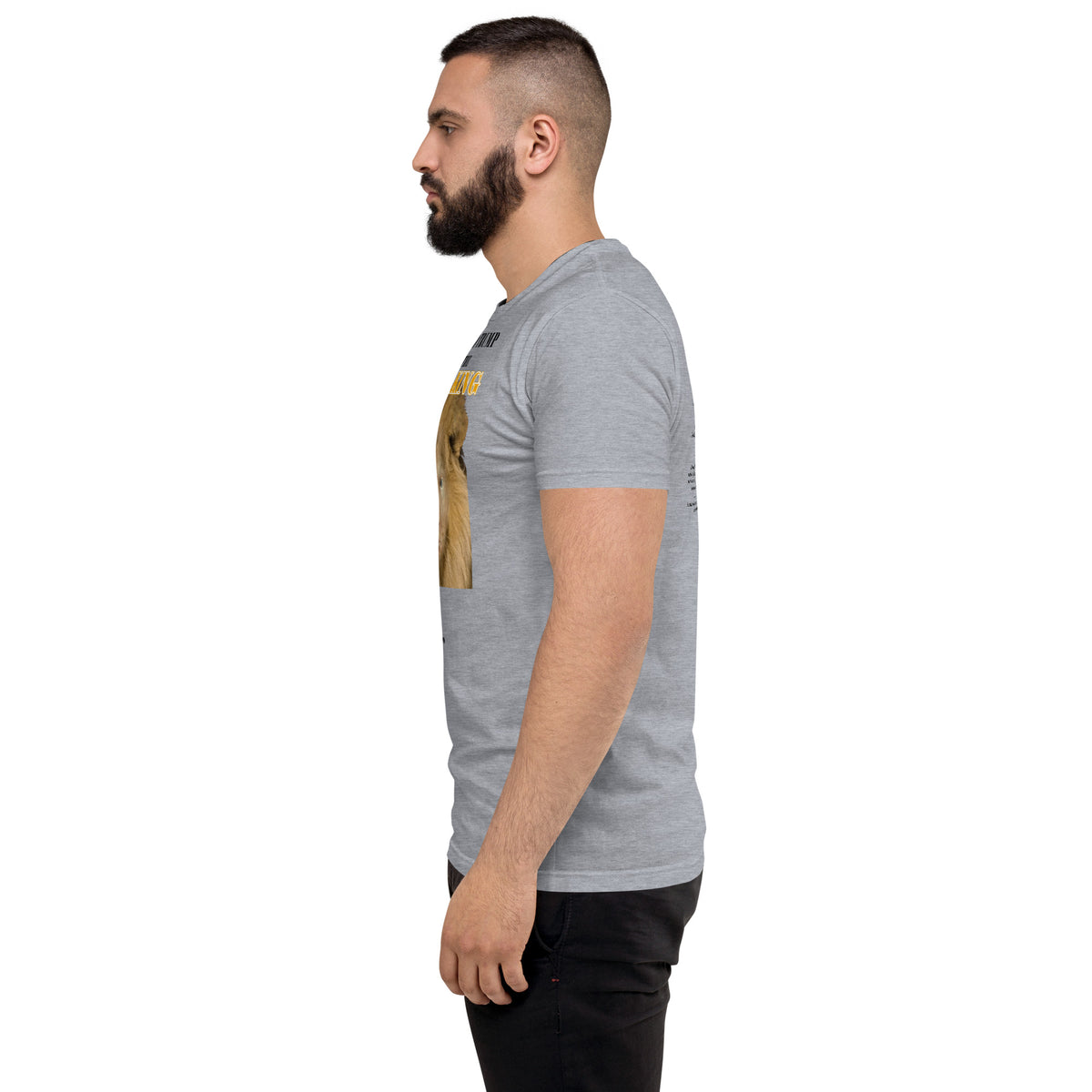 Lyin' King Men's Fitted Short Sleeve T-shirt notsobreitbart.com