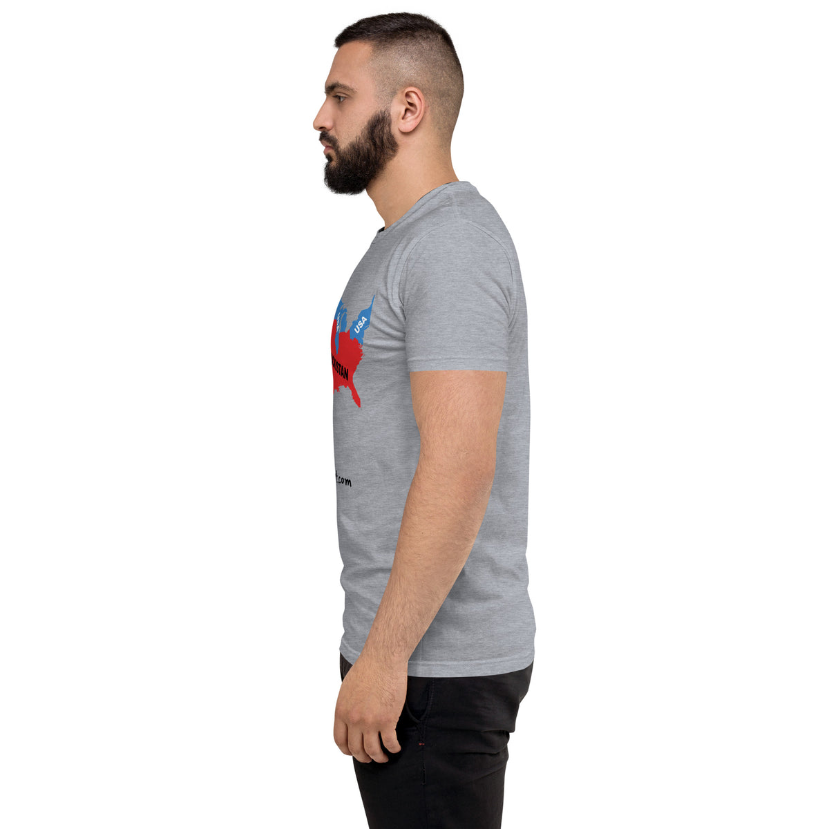 DumbSchmuckistan Men's Fitted T-shirt notsobreitbart.com