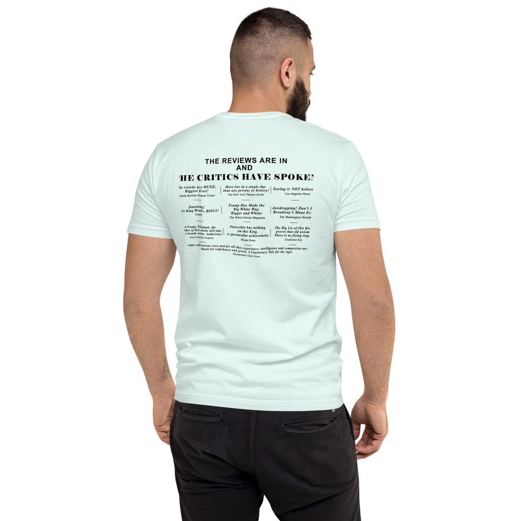 Lyin' King Men's Fitted Short Sleeve T-shirt notsobreitbart.com