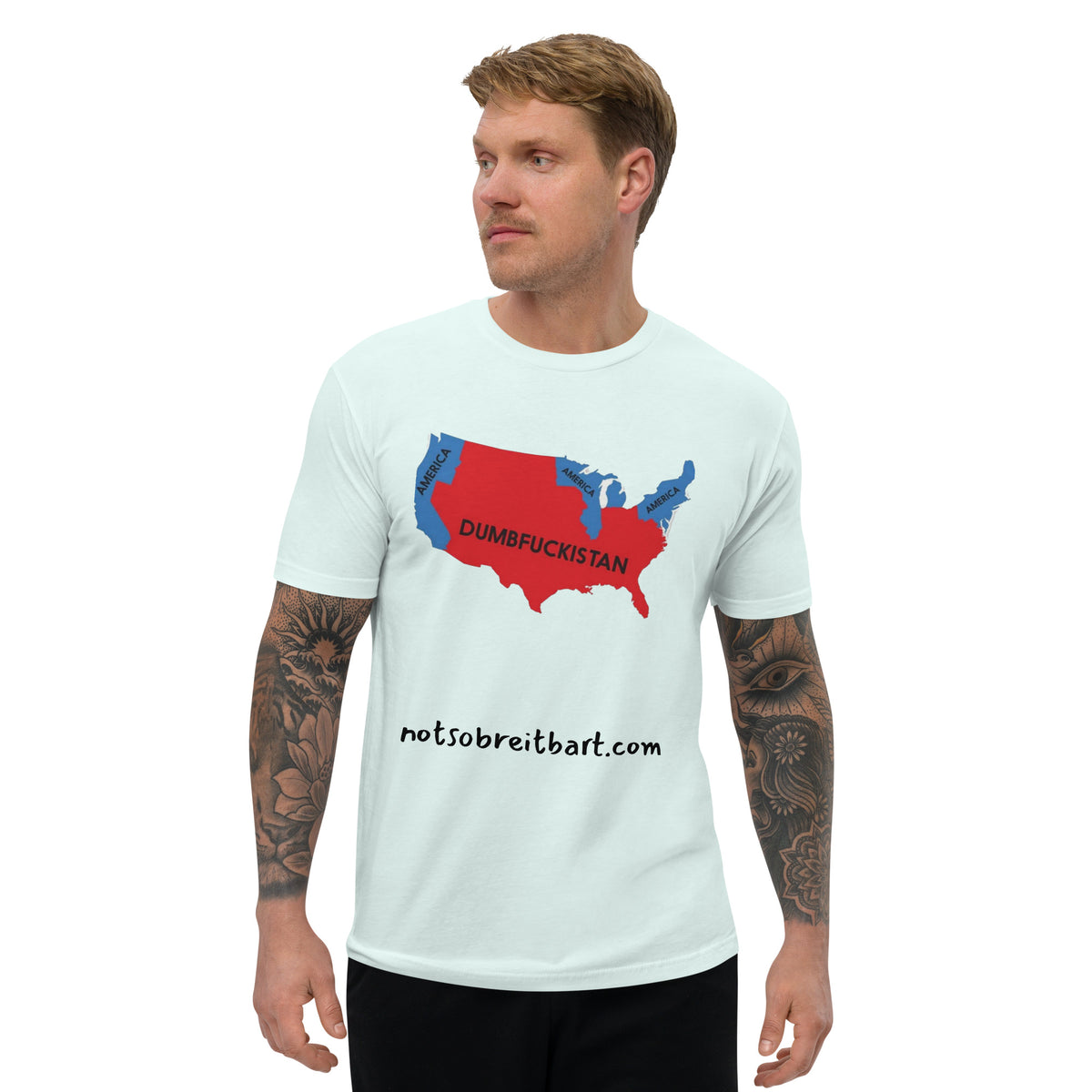 Trump's Dumb American Men's Tapered T notsobreitbart.com