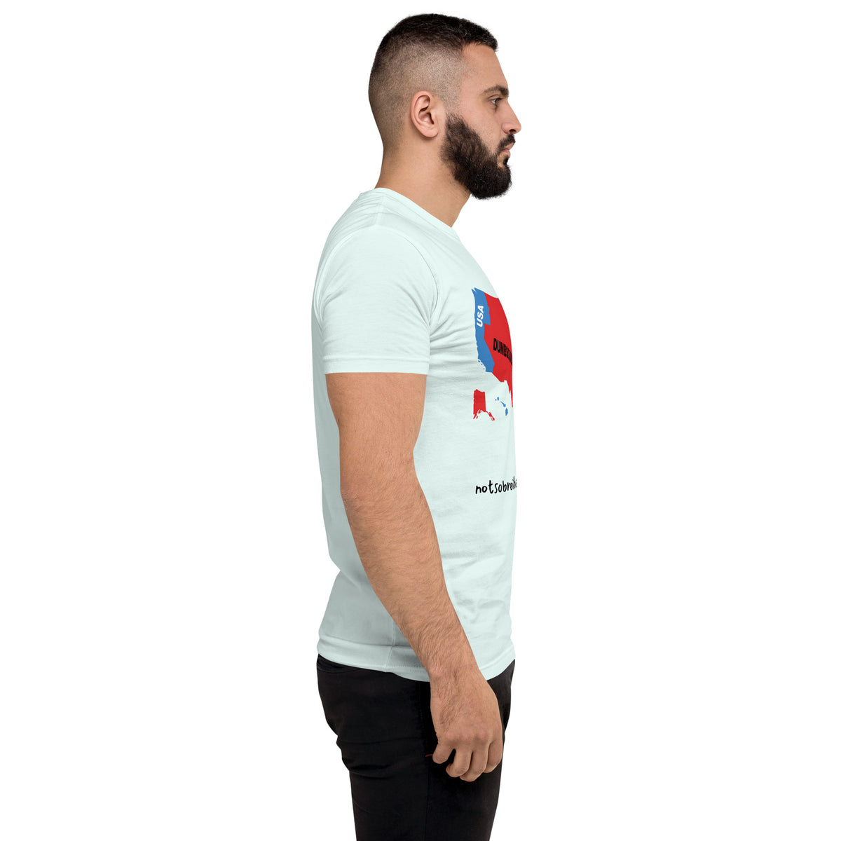 DumbSchmuckistan Men's Fitted T-shirt notsobreitbart.com