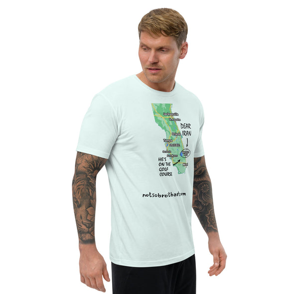 Iran/Golf Men's Tapered T-shirt notsobreitbart.com
