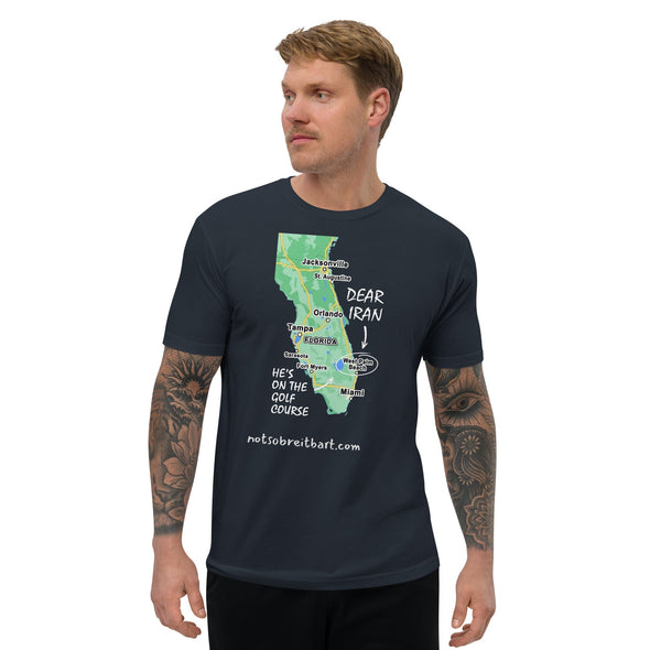 Iran/Golf Men's Tapered T-shirt notsobreitbart.com