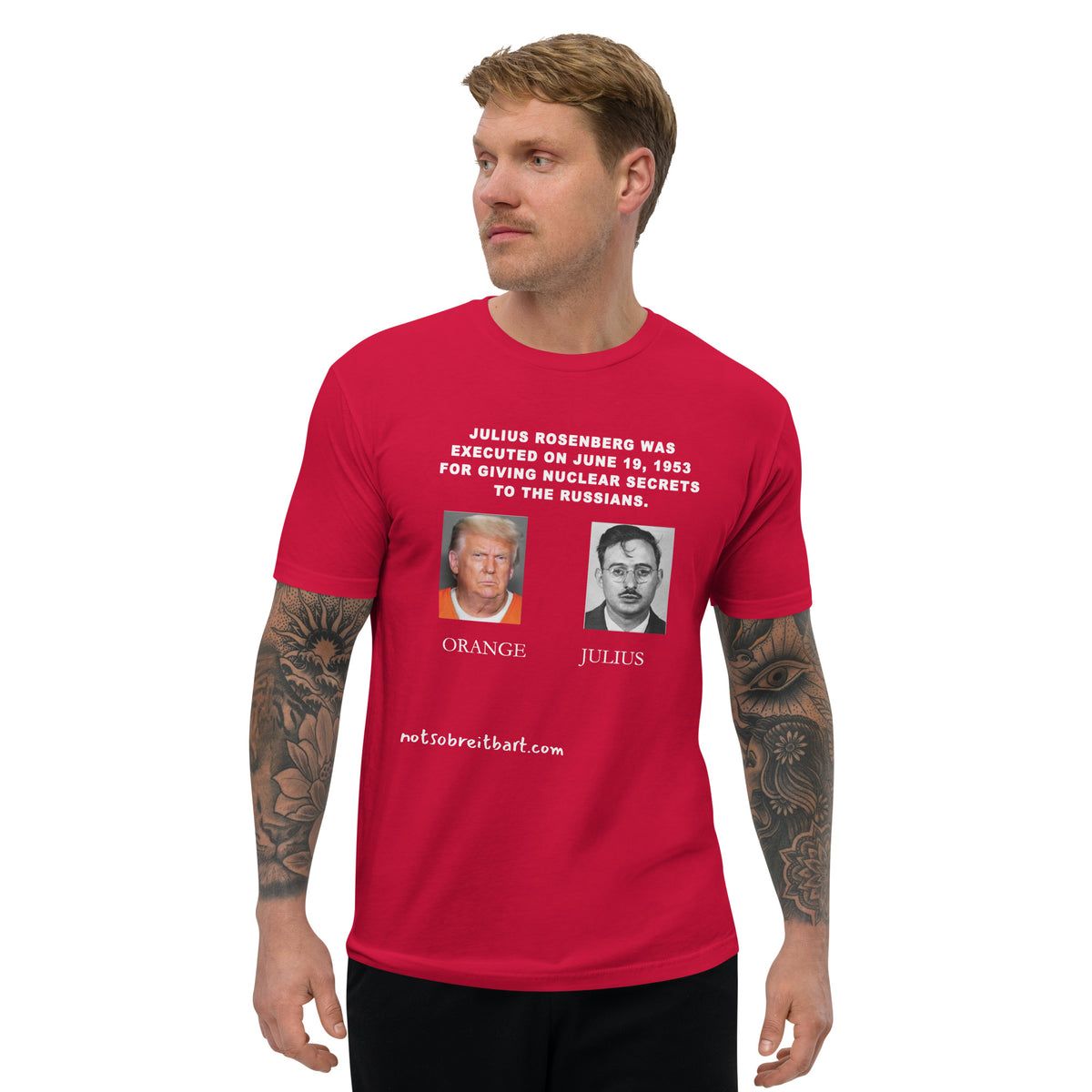 Men's Short Sleeve T-shirt notsobreitbart.com