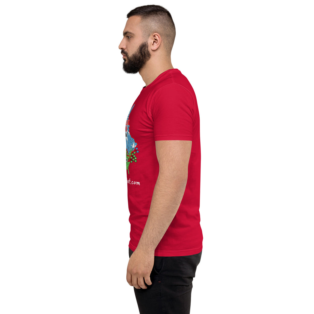 Moving to Canada Short Sleeve T-shirt notsobreitbart.com