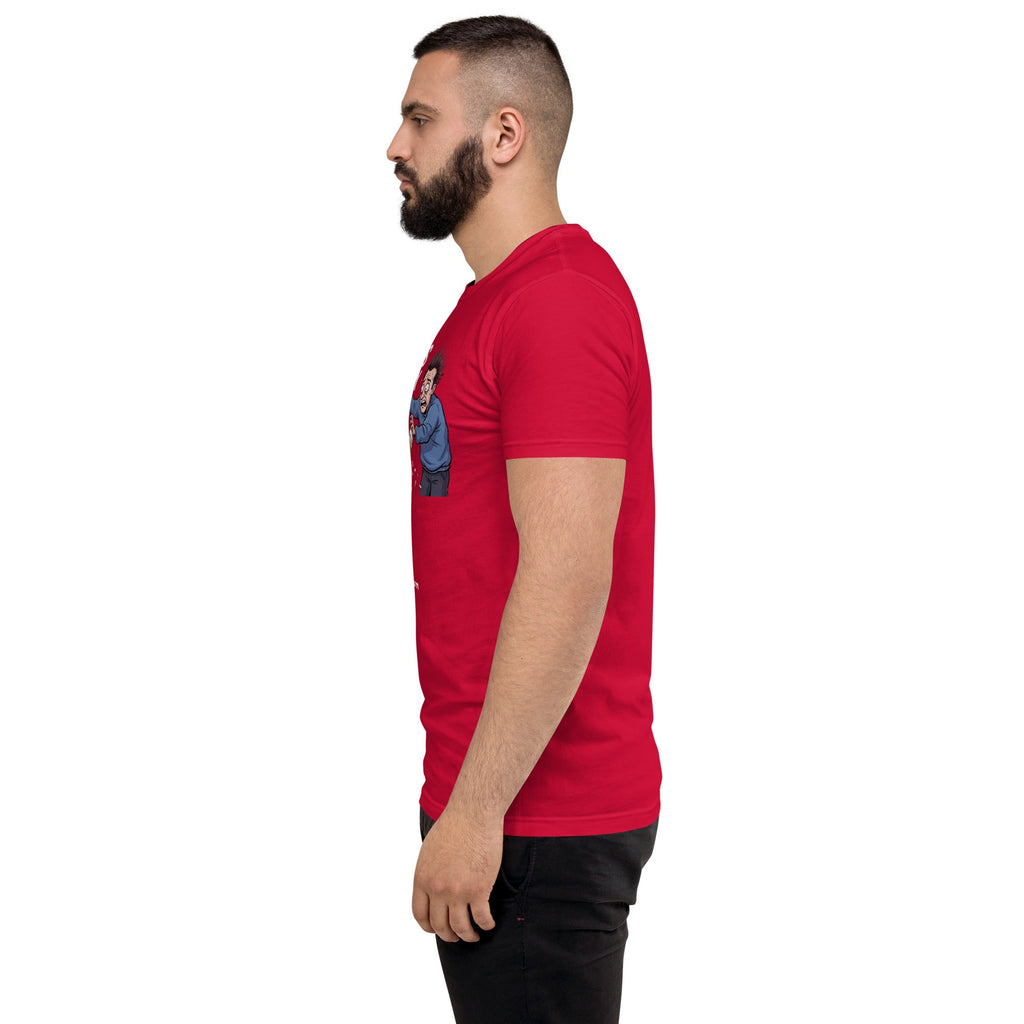 Trump's Stupidity Requires Stronger Meds (Design 1) Men's Tapered T-shirt notsobreitbart.com