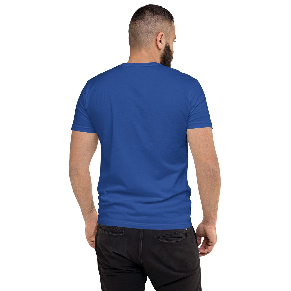 Trump's Stupidity Requires Stronger Meds (Design 1) Men's Tapered T-shirt notsobreitbart.com