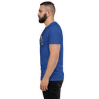Trump's Stupidity Requires Stronger Meds (Design 1) Men's Tapered T-shirt notsobreitbart.com