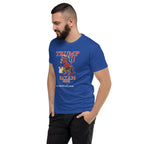TRUMP/Satan Men's Fitted Short Sleeve T-shirt notsobreitbart.com