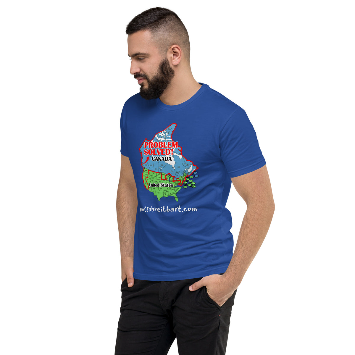 Moving to Canada Short Sleeve T-shirt notsobreitbart.com