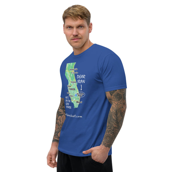 Iran/Golf Men's Tapered T-shirt notsobreitbart.com