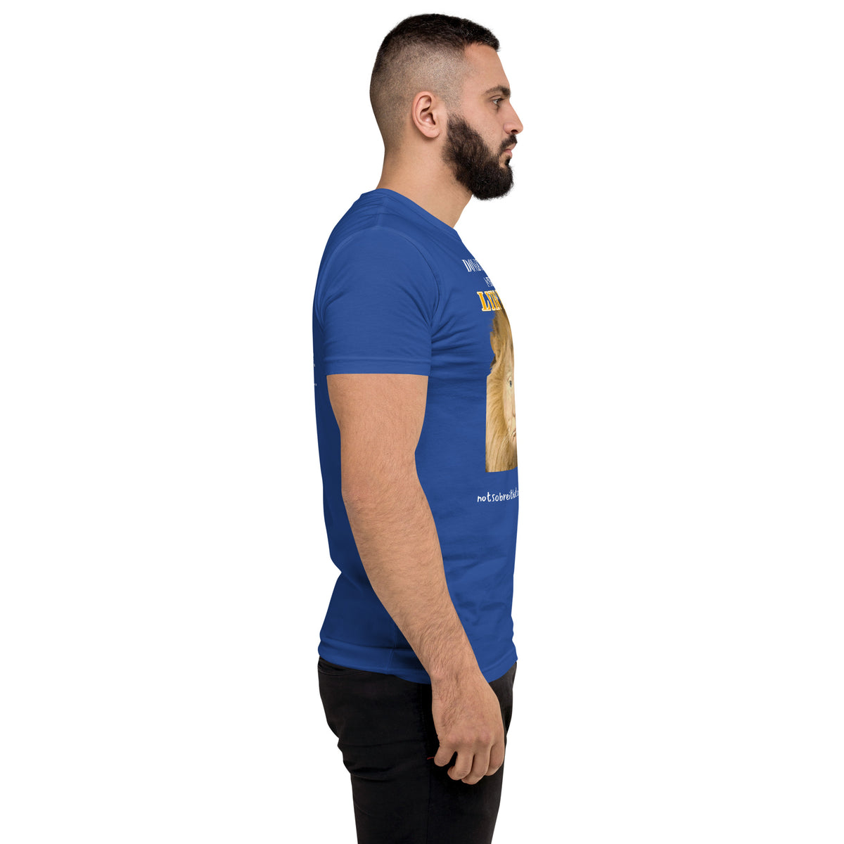 Lyin' King Men's Fitted Short Sleeve T-shirt notsobreitbart.com
