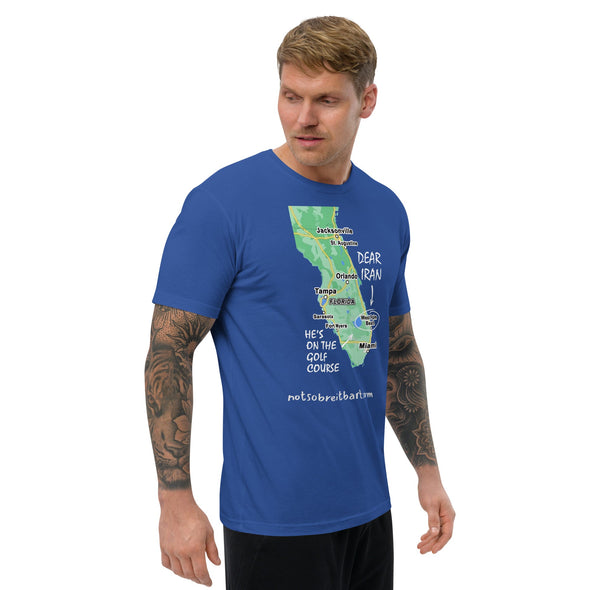 Iran/Golf Men's Tapered T-shirt notsobreitbart.com