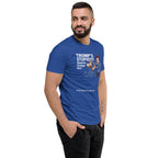 Trump's Stupidity Requires Stronger Meds (Design 1) Men's Tapered T-shirt notsobreitbart.com