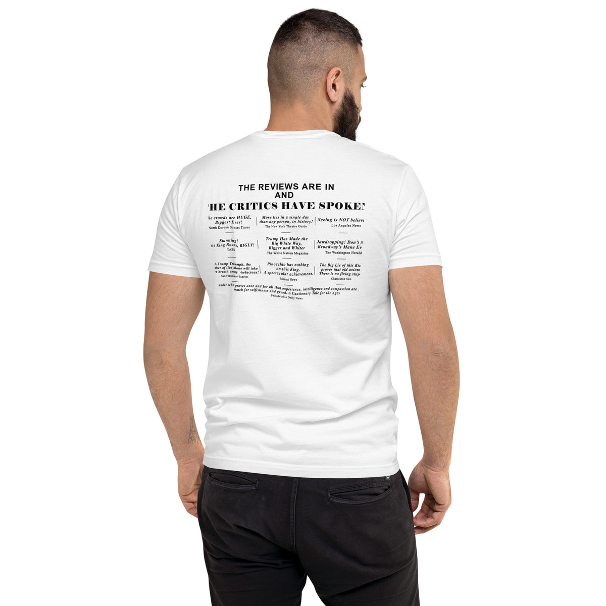 Lyin' King Men's Fitted Short Sleeve T-shirt notsobreitbart.com