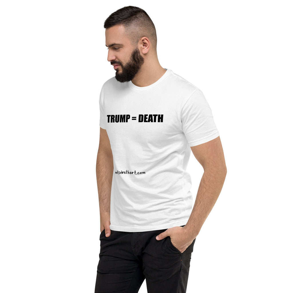 Trump = Death Men's Tapered T-shirt notsobreitbart.com