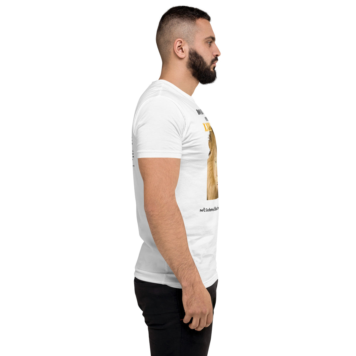 Lyin' King Men's Fitted Short Sleeve T-shirt notsobreitbart.com