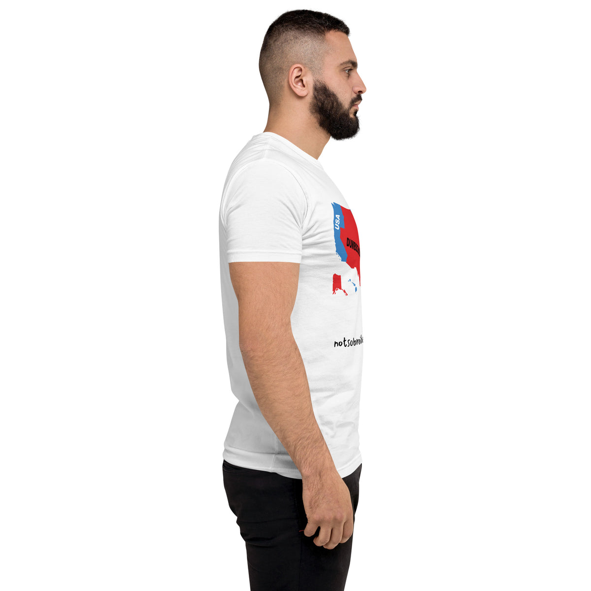 DumbSchmuckistan Men's Fitted T-shirt notsobreitbart.com