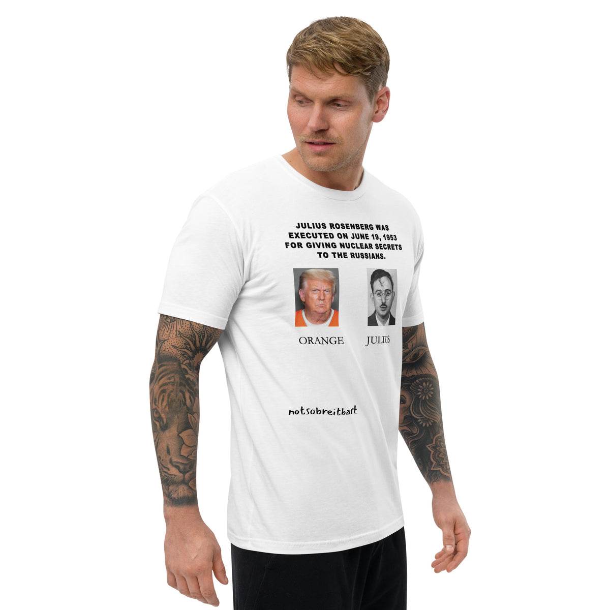 Men's Short Sleeve T-shirt notsobreitbart.com