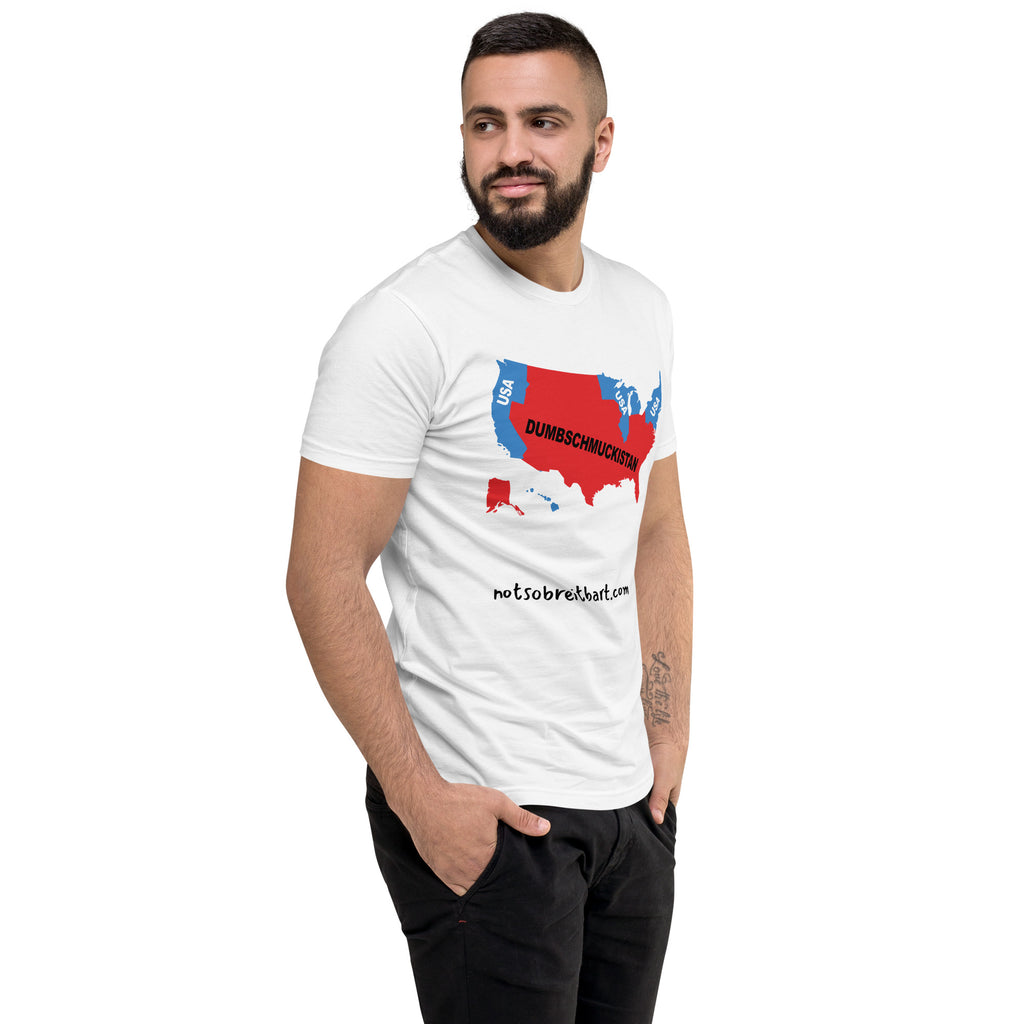 DumbSchmuckistan Men's Fitted T-shirt notsobreitbart.com
