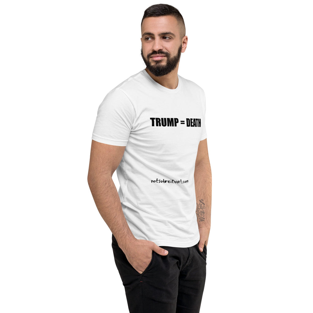 Trump = Death Men's Tapered T-shirt notsobreitbart.com