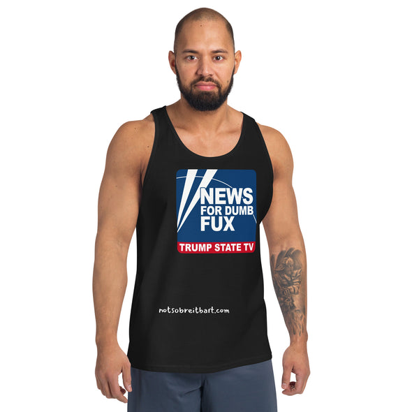 News for Dumb Fux Unisex Tank Top notsobreitbart.com