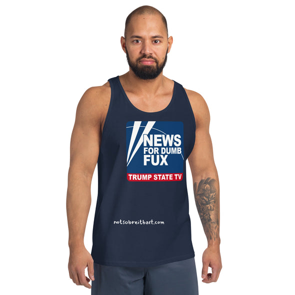 News for Dumb Fux Unisex Tank Top notsobreitbart.com