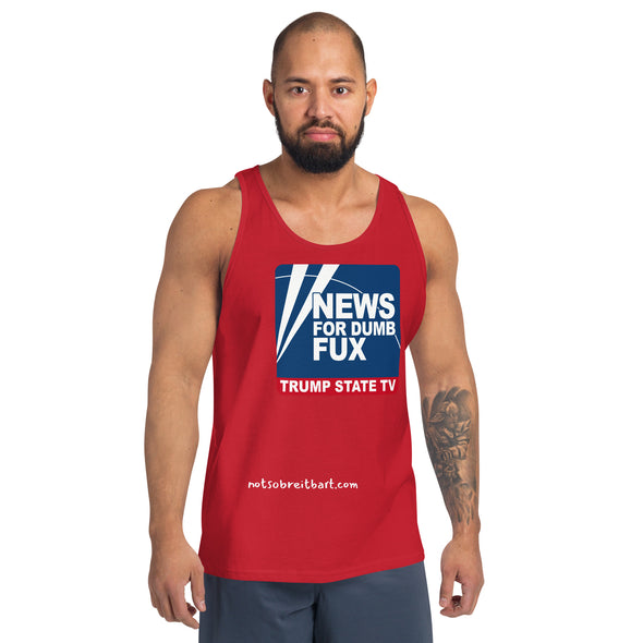 News for Dumb Fux Unisex Tank Top notsobreitbart.com