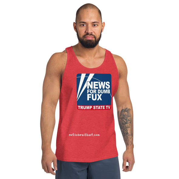 News for Dumb Fux Unisex Tank Top notsobreitbart.com