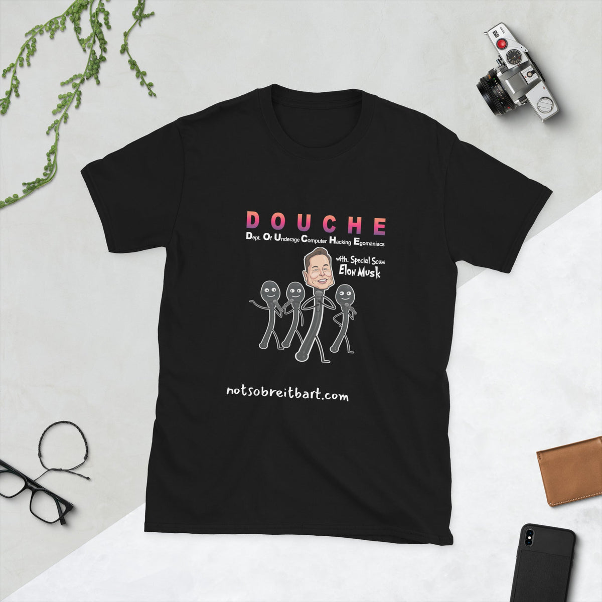 Douche  Unisex T-Shirt style 1 notsobreitbart.com