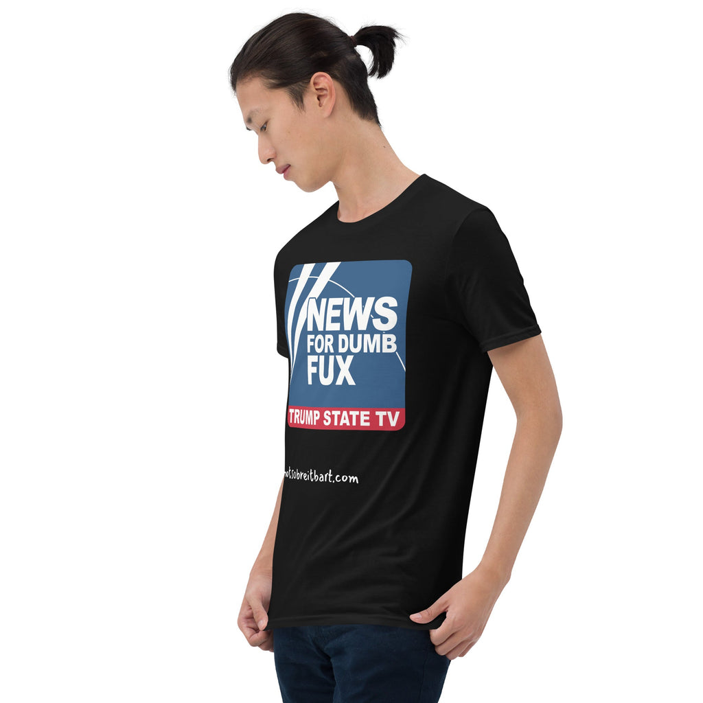 News for Dumb Fox Short-Sleeve Unisex T-Shirt notsobreitbart.com