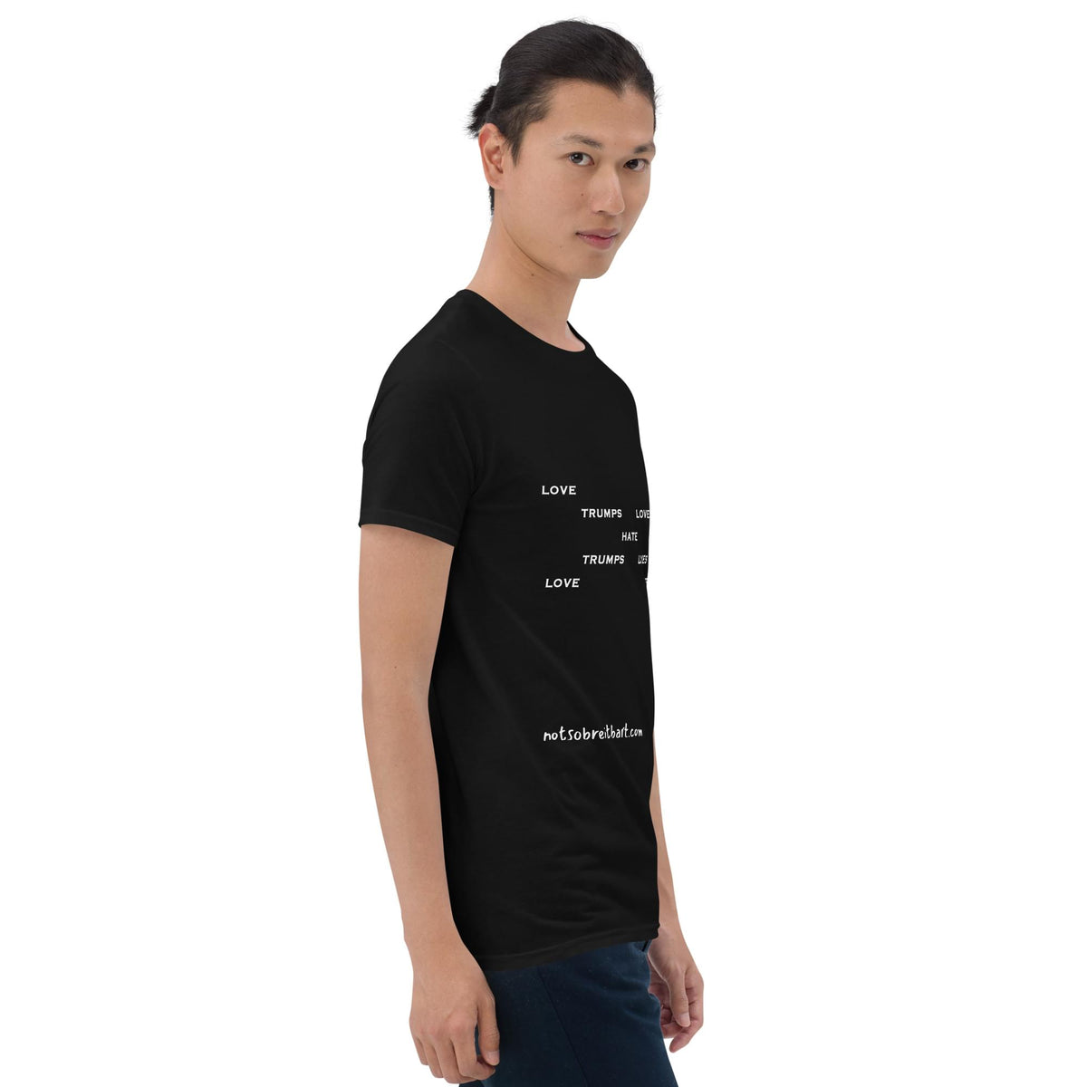 Love Trump Hate.  Always.   Unisex T-Shirt notsobreitbart.com
