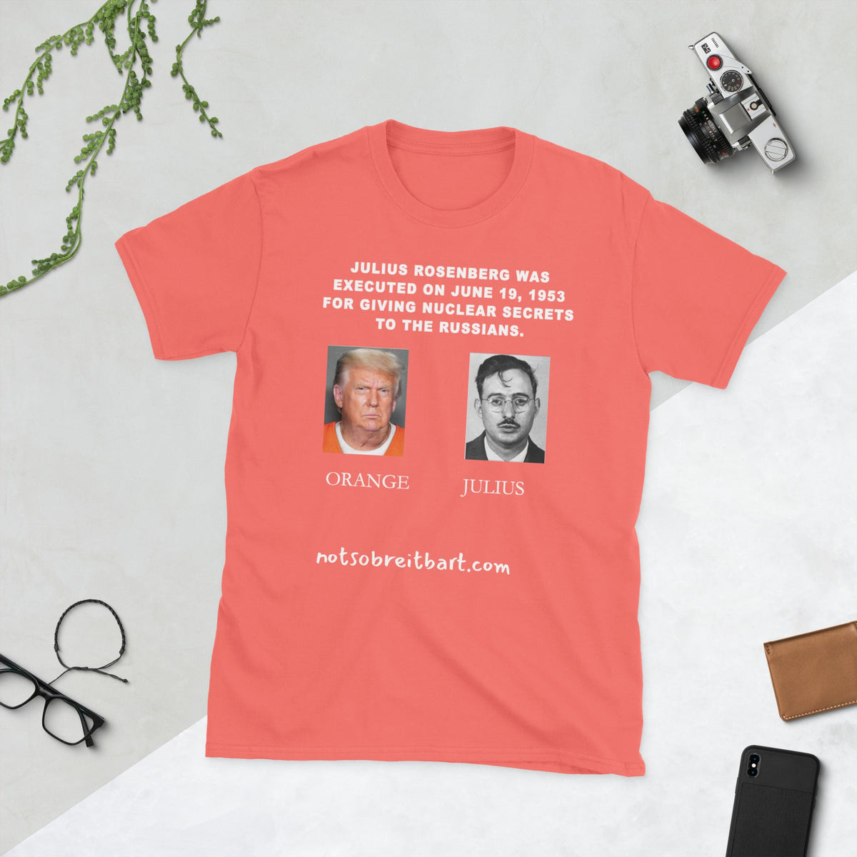 Orange Julius Short-Sleeve Soft Unisex T-Shirt notsobreitbart.com