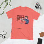Trump's Stupidity Requires Stronger Meds Short-Sleeve Unisex T-Shirt notsobreitbart.com